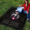 Jujutsu Kaisen Anime Premium Quilt Satoru Gojo Magic Ball Red Power Black Quilt Blanket 9