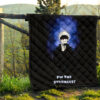 Jujutsu Kaisen Anime Premium Quilt Satoru Gojo Smiling Hand Sign I'm The Strongest Quilt Blanket 13