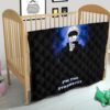 Jujutsu Kaisen Anime Premium Quilt Satoru Gojo Smiling Hand Sign I'm The Strongest Quilt Blanket 21