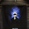 Jujutsu Kaisen Anime Premium Quilt Satoru Gojo Smiling Hand Sign I'm The Strongest Quilt Blanket 7