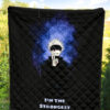 Jujutsu Kaisen Anime Premium Quilt Satoru Gojo Smiling Hand Sign I'm The Strongest Quilt Blanket 5