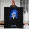 Jujutsu Kaisen Anime Premium Quilt Satoru Gojo Smiling Hand Sign I'm The Strongest Quilt Blanket 3