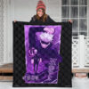 Jujutsu Kaisen Anime Premium Quilt Smiling Satoru Gojo Purple Power Quilt Blanket 3