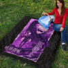 Jujutsu Kaisen Anime Premium Quilt Smiling Satoru Gojo Purple Power Quilt Blanket 9