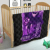 Jujutsu Kaisen Anime Premium Quilt Smiling Satoru Gojo Purple Power Quilt Blanket 21