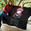 Jujutsu Kaisen Anime Premium Quilt Sukuna And Yuji No Face White Kanji Patterns Quilt Blanket 11