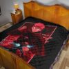 Jujutsu Kaisen Anime Premium Quilt Sukuna And Yuji Red Shadow Power Evil Smiling Quilt Blanket 19