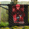Jujutsu Kaisen Anime Premium Quilt Sukuna And Yuji Red Shadow Power Evil Smiling Quilt Blanket 13