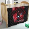 Jujutsu Kaisen Anime Premium Quilt Sukuna And Yuji Red Shadow Power Evil Smiling Quilt Blanket 21