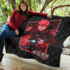 Jujutsu Kaisen Anime Premium Quilt Sukuna And Yuji Red Shadow Power Evil Smiling Quilt Blanket 11