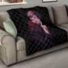 Jujutsu Kaisen Anime Premium Quilt Sukuna Yuji Combine Black Fire Evil Smiling Quilt Blanket 15