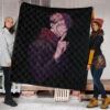 Jujutsu Kaisen Anime Premium Quilt Sukuna Yuji Combine Black Fire Evil Smiling Quilt Blanket 1
