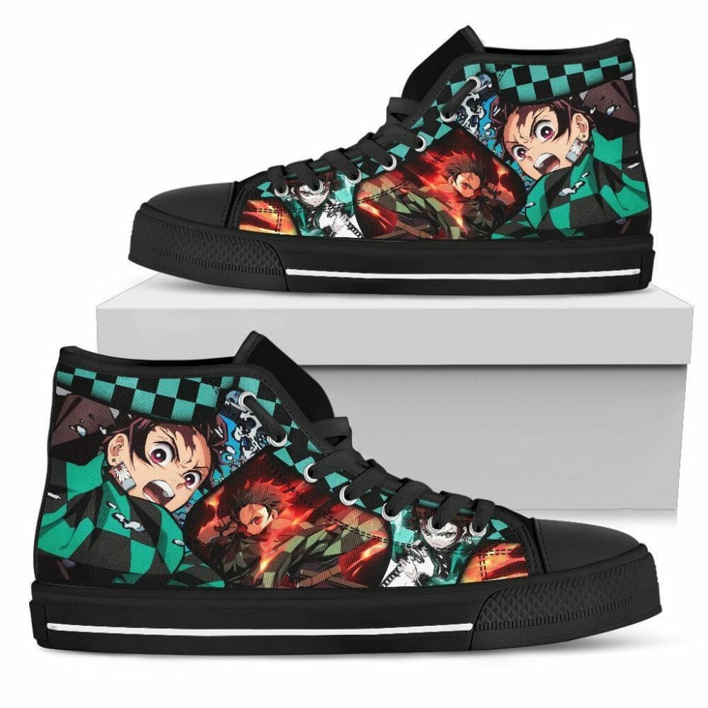 Kimetsu No Yaiba Sneakers Tanjro High Top Shoes