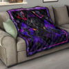 King T'Challa Black Panther Premium Quilt Blanket Movie Home Decor Custom For Fans 15