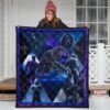 King T'Challa Black Panther Premium Quilt Blanket Movie Home Decor Custom For Fans 3