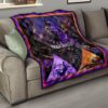 King T'Challa Black Panther Premium Quilt Blanket Movie Home Decor Custom For Fans 15