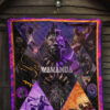 King T'Challa Black Panther Premium Quilt Blanket Movie Home Decor Custom For Fans 7