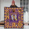 Kobe Bryant Quilt Blanket Legend Never Die Memorial Fan Gift 3