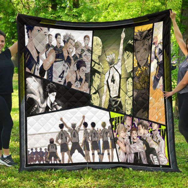 Kotaro Bokuto Haikyuu Premium Quilt Blanket Anime Home Decor Custom For Fans