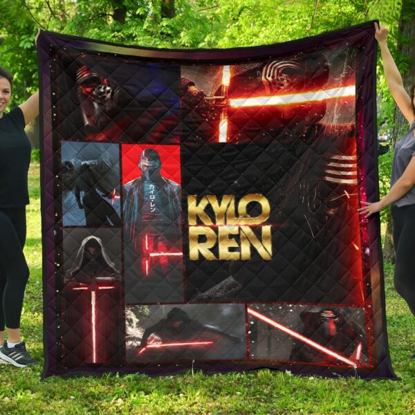 Kylo Ren Star Wars Premium Quilt Blanket Movie Home Decor Custom For Fans