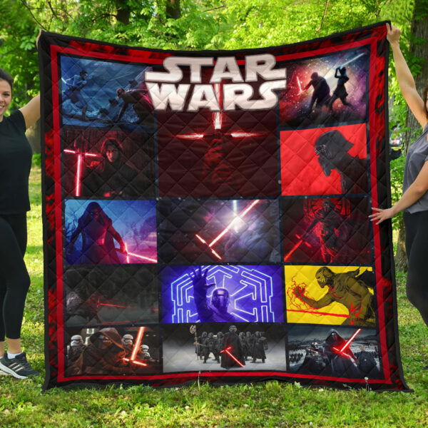 Kylo Ren Star Wars Premium Quilt Blanket Movie Home Decor Custom For Fans