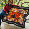 Kyojuro Rengoku Demon Slayer Premium Quilt Blanket Anime Home Decor Custom For Fans 11