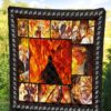 Kyojuro Rengoku Demon Slayer Premium Quilt Blanket Anime Home Decor Custom For Fans 5