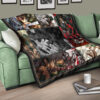 Levi Ackerman Attack On Titan Premium Quilt Blanket Anime Home Decor Custom For Fans 17