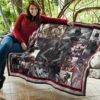 Levi Ackerman Attack On Titan Premium Quilt Blanket Anime Home Decor Custom For Fans 11