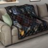 Levi Ackerman Attack On Titan Premium Quilt Blanket Anime Home Decor Custom For Fans 15