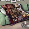 Levi Ackerman Attack On Titan Premium Quilt Blanket Anime Home Decor Custom For Fans 17