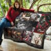 Levi Ackerman Attack On Titan Premium Quilt Blanket Anime Home Decor Custom For Fans 11