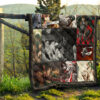 Levi Ackerman Attack On Titan Premium Quilt Blanket Anime Home Decor Custom For Fans 13