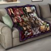Levi Ackerman Attack On Titan Premium Quilt Blanket Anime Home Decor Custom For Fans 15