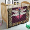 Love Divine Dragonfly Quilt Blanket Beautiful Gift Idea 17