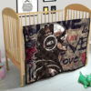 Love Premium Quilt - Introvert Skeleton Wearing Headphone Love Patterns Quilt Blanket 21