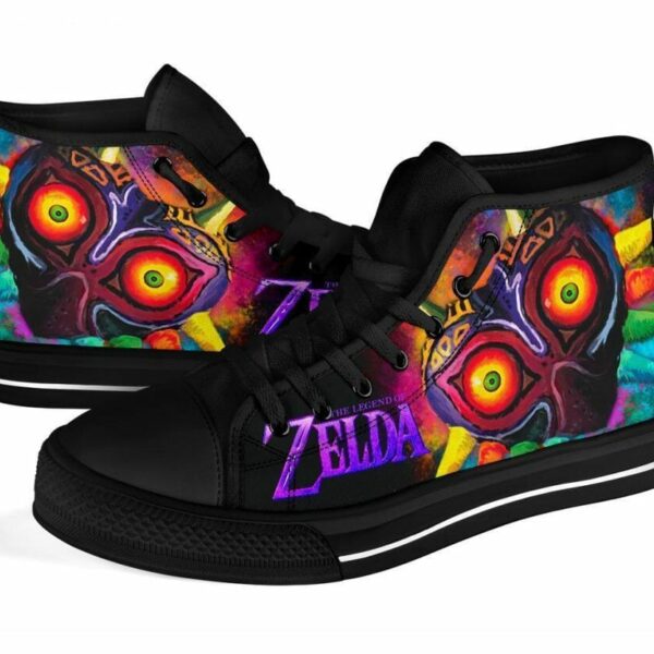 Majora Sneakers Legend Of Zelda High Top Shoes