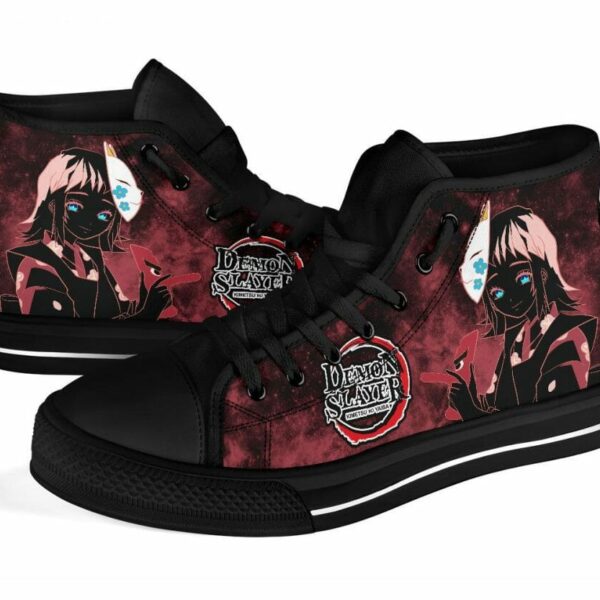 Makomo Sneakers Kimetsu No Yaiba High Top Shoes Anime Fan