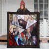 Manjiro Sano Mikey Tokyo Revengers Premium Quilt Blanket Anime Home Decor Custom For Fans 3