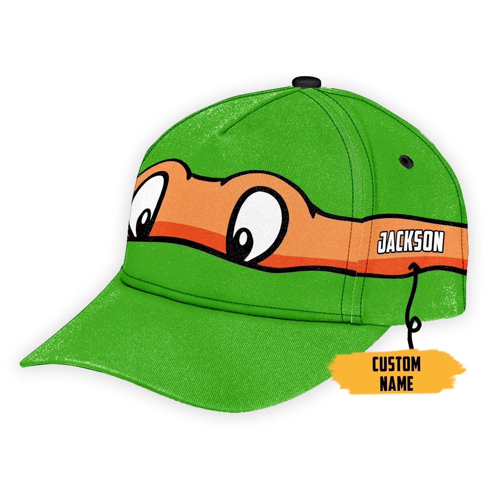 Michelangelo TMNT Custom Name Classic Cap