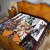 Mikasa Ackerman Attack On Titan Premium Quilt Blanket Anime Home Decor Custom For Fans 19