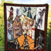 Mikasa Ackerman Attack On Titan Premium Quilt Blanket Anime Home Decor Custom For Fans 5