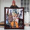 Mikasa Ackerman Attack On Titan Premium Quilt Blanket Anime Home Decor Custom For Fans 3