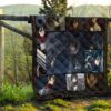 Mikasa Ackerman Attack On Titan Premium Quilt Blanket Anime Home Decor Custom For Fans 13