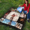 Mikasa Ackerman Attack On Titan Premium Quilt Blanket Anime Home Decor Custom For Fans 9