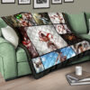 Mikasa Ackerman Attack On Titan Premium Quilt Blanket Anime Home Decor Custom For Fans 17