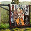 Mikasa Ackerman Attack On Titan Premium Quilt Blanket Anime Home Decor Custom For Fans 13