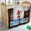 Mikasa Ackerman Attack On Titan Premium Quilt Blanket Anime Home Decor Custom For Fans 21