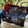 Mikasa Ackerman Attack On Titan Premium Quilt Blanket Anime Home Decor Custom For Fans 11