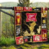 Miller High Life Quilt Blanket All I Need Is Beer Gift Idea 13